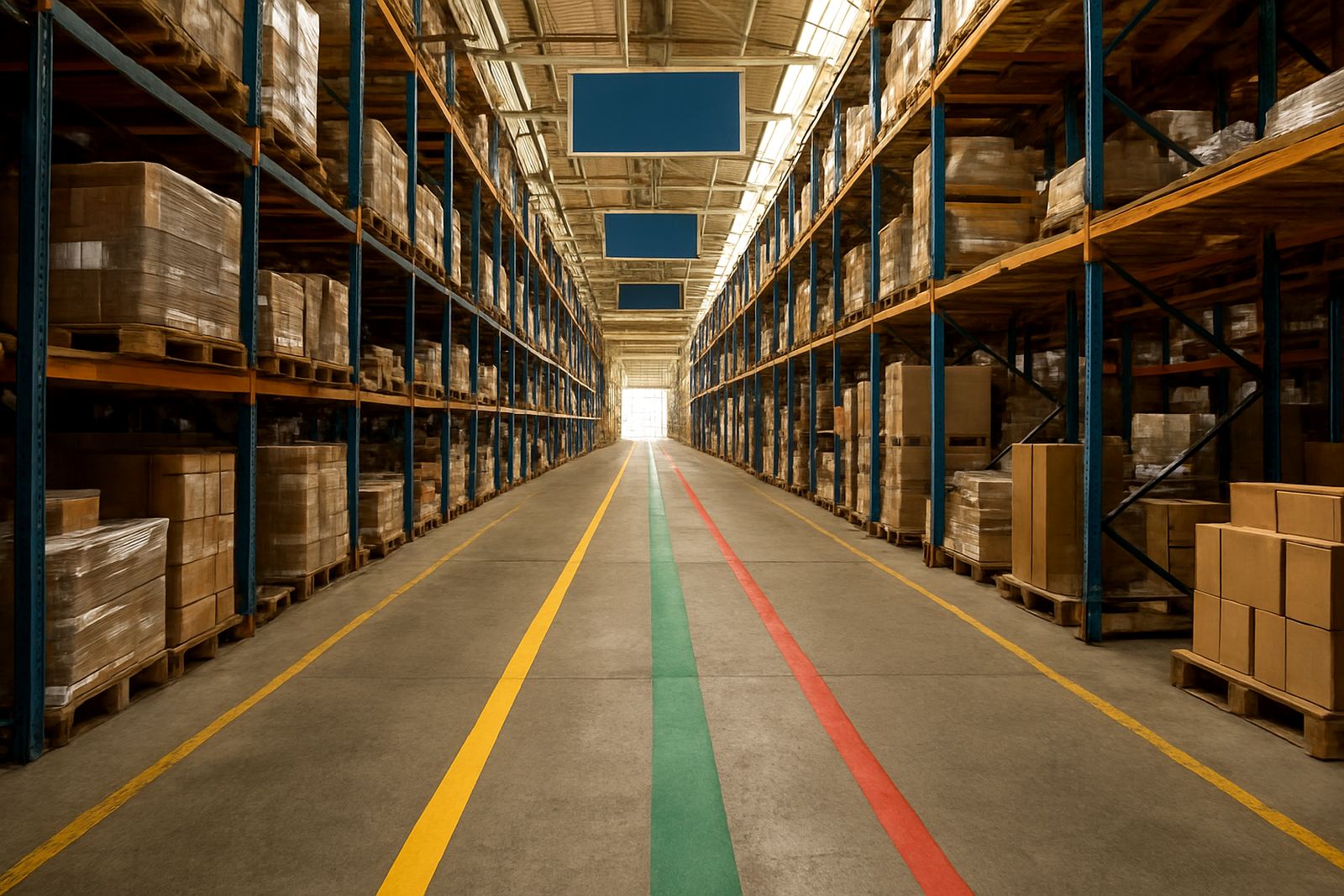 Warehouse Aisle Marking